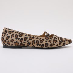 Bailarina en Punta de Charol Animal Print