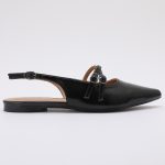 Pointy Slingback TMA05002 Patent Black - Image 5