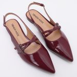 Pointy Slingback TMA05002 Patent Wine