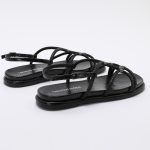 Rhinestone Cords Sandals TMA08001 BLACK - Image 6