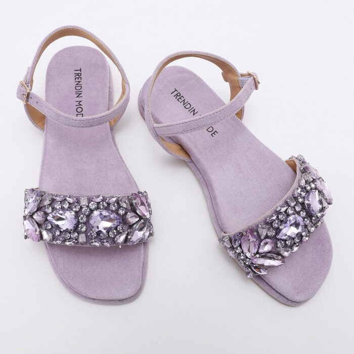 Sandalia con Cristales Morado - Imagen 3
