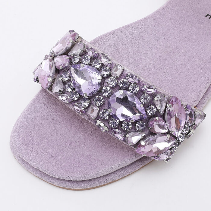 Sandalia con Cristales Morado - Imagen 4