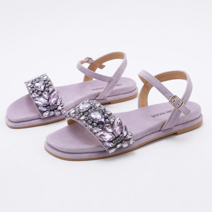 Sandalia con Cristales Morado - Imagen 5
