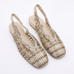 Braided Slingback TMA02001 Multi Bronze
