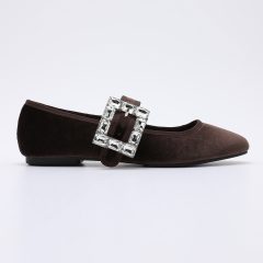 Round Flat TMA07001 Velvet Brown