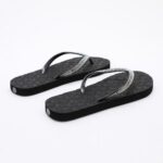 Rhinestone Flip Flops TMG25001 Black - Imagen 5
